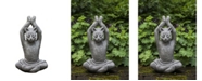 Campania International Yoga Cat Garden Statue